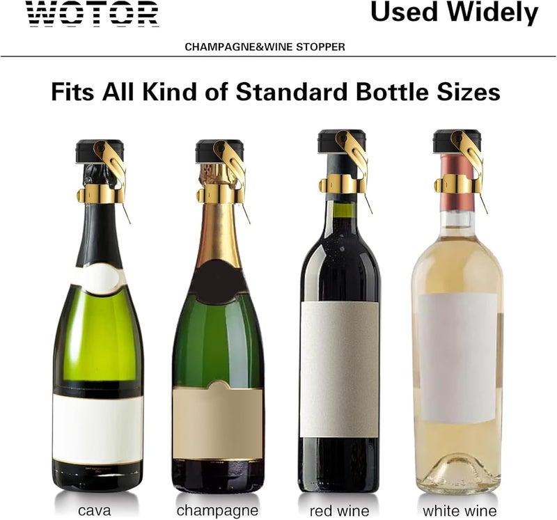 WOTOR 9018 أغطية زجاجات نبيذ (ذهبية) - Image 5