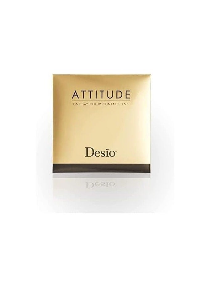 Desio Attitude One Day Color Lenses Tender Hazel Contact Lens - Image 2