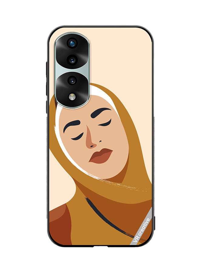 VR CREATIVE Protective Case Cover For Honor 70 Pro plus Cartoon Woman Shape Design Multicolour - Image 1