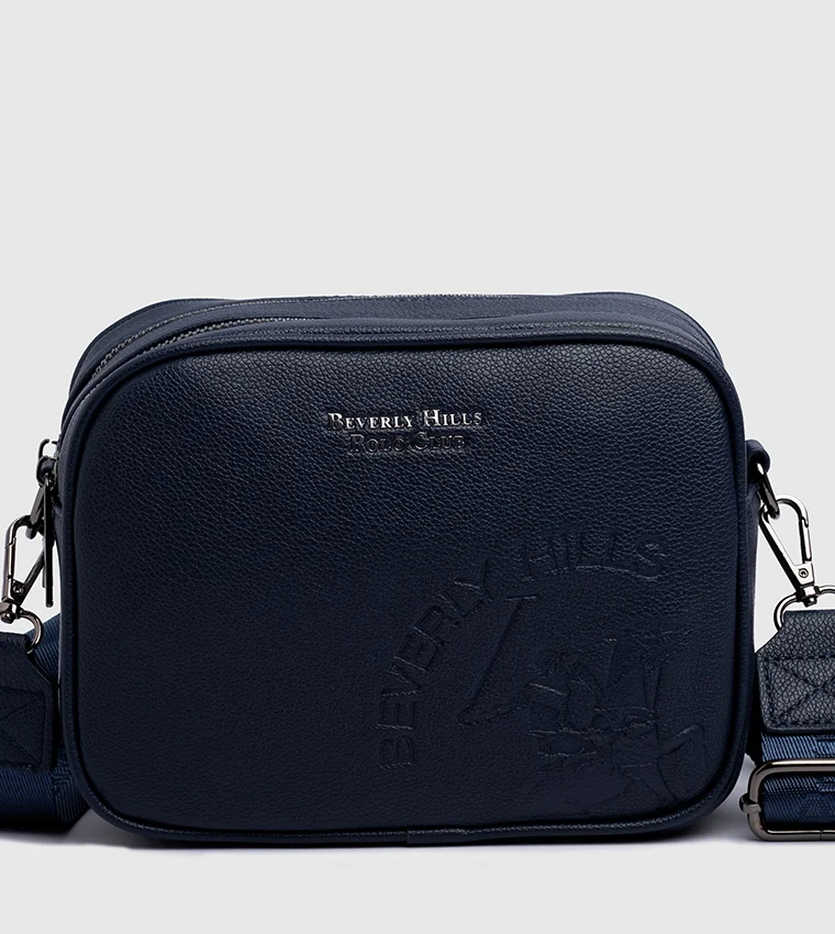 BEVERLY HILLS POLO CLUB Textured Zippered Sling Bag