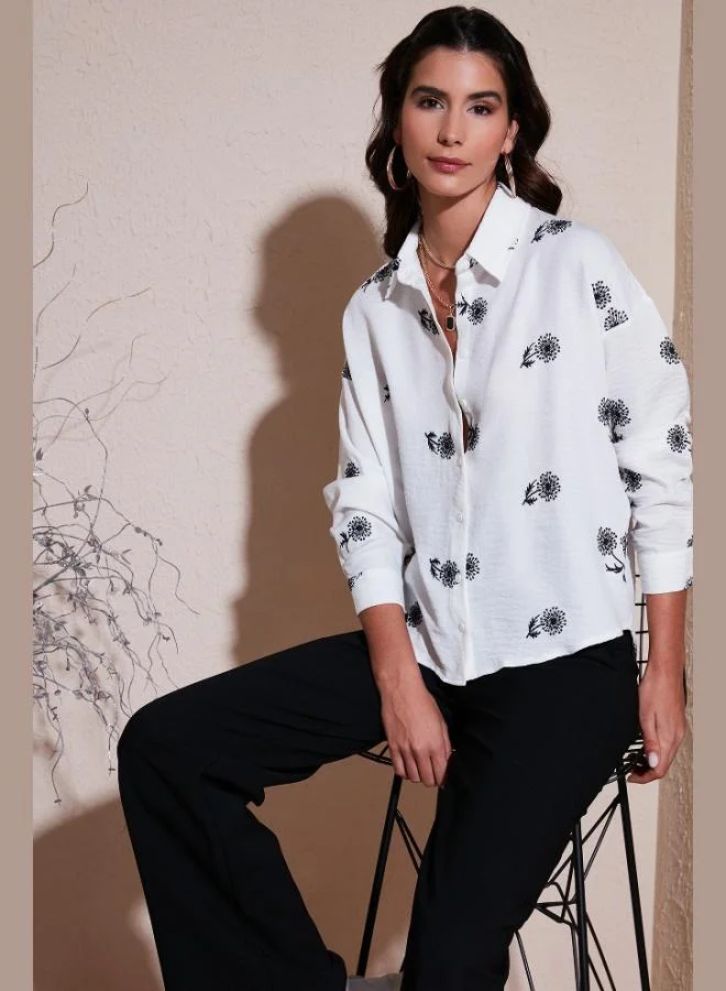 Lela Lela Floral Regular Fit Shirt Women's SHIRT 67044532S4