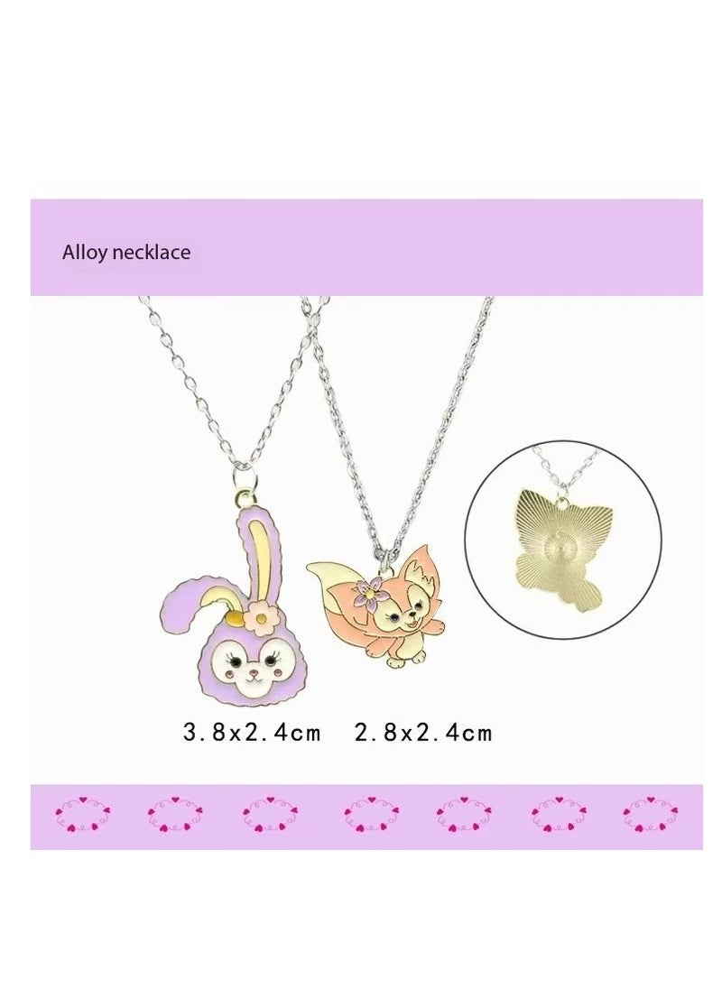 CityRiya-Long - Christmas blind box hole music, including keychains, StellaLou cartoon characters, rings, hairbands and party toy decoration accessories, Christmas countdown calendar gifts, suitable for boys, girls and children (StellaLou) - Image 1