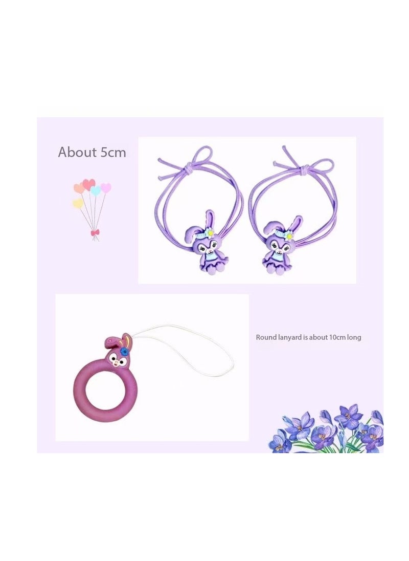 CityRiya-Long - Christmas blind box hole music, including keychains, StellaLou cartoon characters, rings, hairbands and party toy decoration accessories, Christmas countdown calendar gifts, suitable for boys, girls and children (StellaLou) - Image 1
