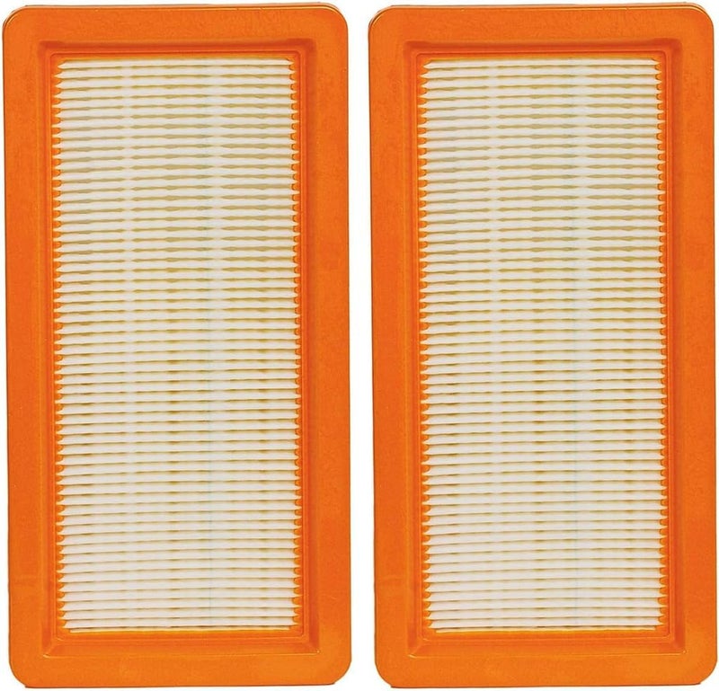 Luckam فلتر هواء بديل لمكنسة كهربائية لكارشر، عبوة 2 فلتر مسطح أساسي فلتر HEPA ملحقات مكنسة كهربائية متوافقة مع كارشر DS5500 DS5600 DS5800 DS6000 - Image 2