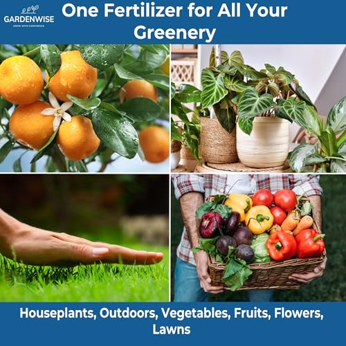 Gardenwise 20-20-20 Water-Soluble Fertilizer – Powder for Liquid Plant Food for Indoor & Outdoor Plants, Orchids, Vegetables, Lawns, Flowers – 20 20 20 Fertilizer 1 Quart (2 lbs) - Image 5