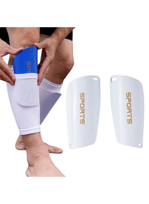 واقيات قصبة Sport للساق لكرة القدم والرياضات الاخري ®️ - وسادات قصبة الساق واكمام مع جيب داخلي محسن للاولاد والبنات والرجال والنساء لالعاب كرة القدم - معدات واقية لكرة القدم