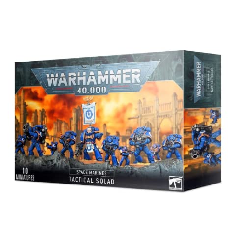 Games Workshop Warhammer 40,000: Space Marines - Tactical Squad - Image 4