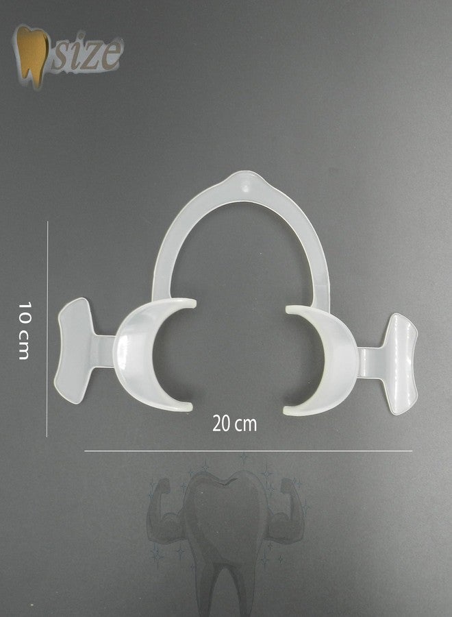 Dentosmile Flexi Eco Cheek Retractors Mouth Opener with Wings in Clear Colour - Large (10) - Image 4