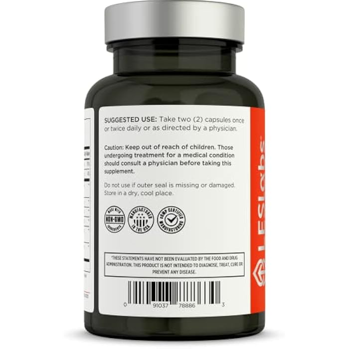 LES Labs Liver Support – Promotes Healthy Liver Function, Glutathione Production & Detoxification – Milk Thistle, NAC, ALA & Dandelion Extracts – Non-GMO Supplement – 90 Capsules - Image 3