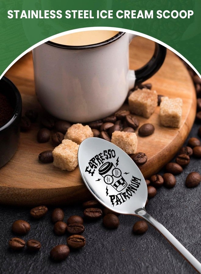 Levaukiem Funny Stainless Steel Coffee Spoon Tea Spoon, Gifts for Coffee Lovers Bookworm Friends Fans Birthday Christmas Graduation - Image 2