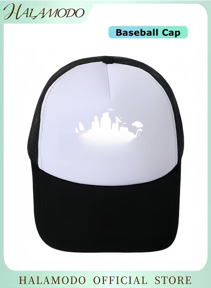 HALAMODO Baseball Cap Flatbrim  Baseball Hat with Sleek Design Hip Pop Adjustable Baseball Caps Quality Made Hat and Fitted Cap Suitable for Outdoor Sports - Image 1