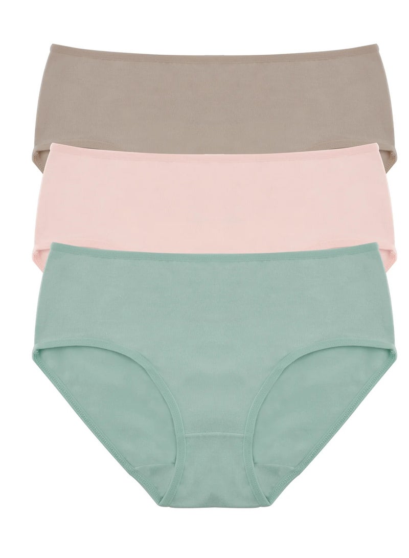 Milk Basics® Underwear Midi Women Bundle of 3 Plain Colored Midis - Image 3