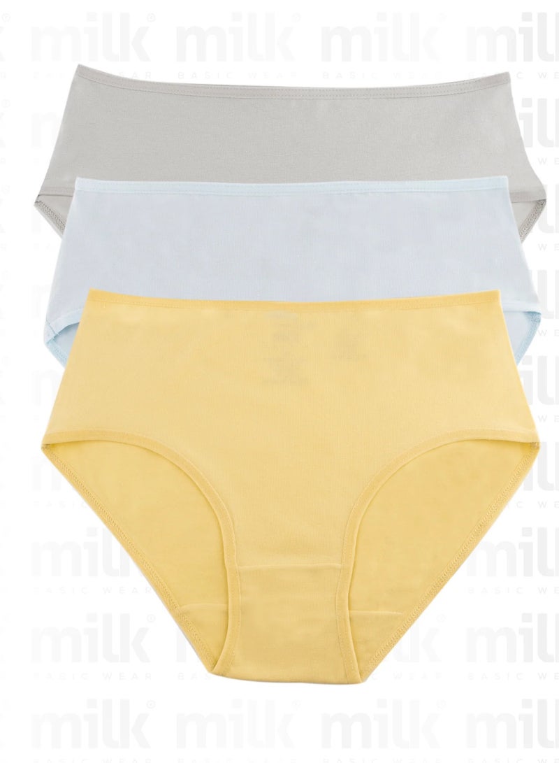 Milk Basics® Underwear Midi Women Bundle of 3 Plain Colored Midis - Image 1