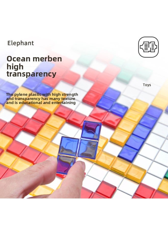 لعبة الشطرنج المصارع 2-4 لعبة ألغاز شبكية، لعبة إستراتيجية تفاعلية، شطرنج ذكي، أربعة لاعبين، شطرنج تتريس - اللون: صيني كبير [إصدار 2-4] شطرنج مصارع - Image 4