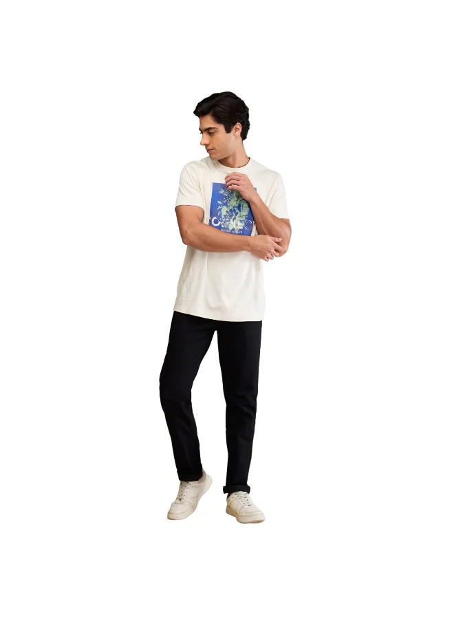 بيينغ هيومان Mens Black Tone Slim Fit Denims