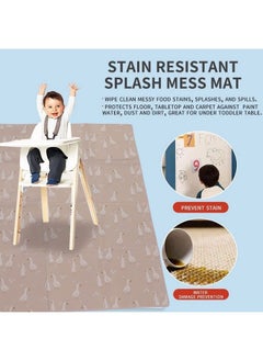 Hilitand Hilitand Baby Folding Mat Play Mat Large Waterproof Activity Mat Foam Playmat for Indoor Outdoor  - Image 3