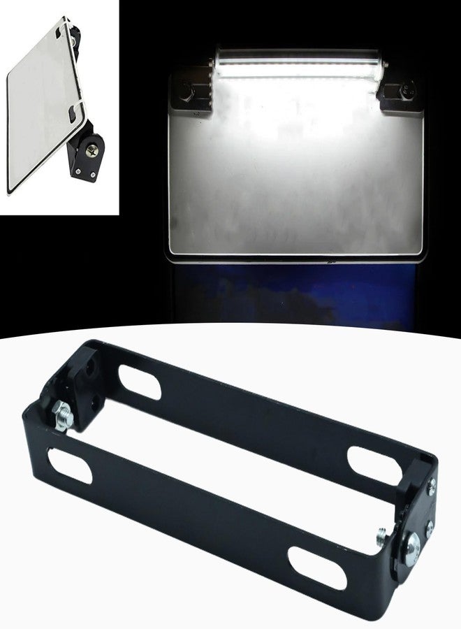 UOIENRT License Plate Mount Bracket Flipper 180-Degree Adjustable Aluminum Replacement for Motorcycle Bike ATV Dirty Bike - Image 3