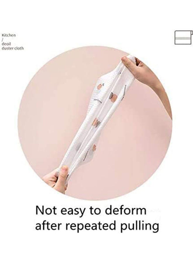 NIBEMINENT 3-Rolls Disposable Cleaning Towel With Wall-Mount Holder Multicolour 25x18x18cm - Image 3