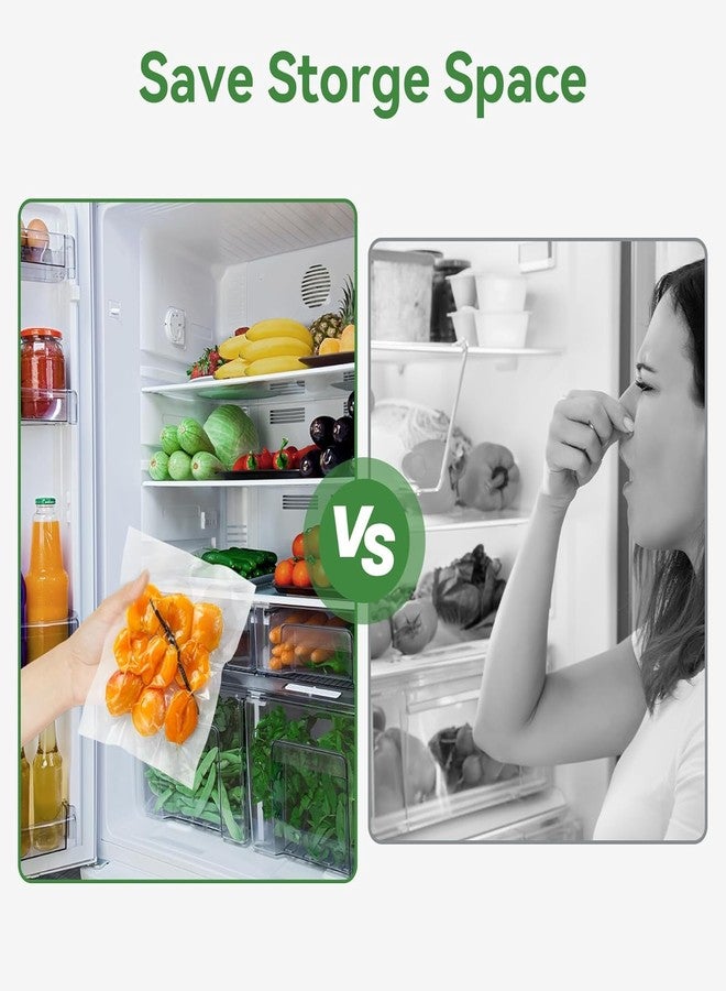 اوراکس أكياس أولايكس لتفريغ الهواء خالية من مادة BPA، مقاس 8 × 10 بوصات، عبوة من 100 كيس، أكياس تخزين طعام مفرغة من الهواء ومقطعة مسبقًا، أكياس تخزين طعام تجارية عالية الجودة لتحضير وجبات الطعام في المجمدات أو باستخدام أجهزة الطهي بالتفريغ. - Image 5
