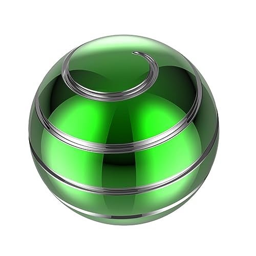 Apqdw Desk Toys 217 Kinetic Spinning Ball for Adults Kinetic Fidget Desk Toys for Party Favors Christmas Stocking Stuffers Easter Basket 55MM Green A - Image 1
