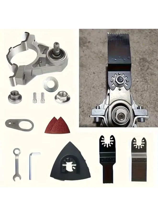 Angle Grinder Accessory Set 14 Pcs Metal Conversion Kit For High Frequency Oscillation Tools - Image 2