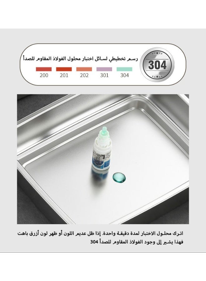 حاويات حفظ طعام محكمة الإغلاق من الفولاذ المقاوم للصدأ 304 - مقاومة للتسرب وخالية من BPA وقابلة للتراص، مثالية لتحضير الوجبات والثلاجة وكرتون الغداء للمنزل والمكتب والاستخدام الخارجي - Image 3