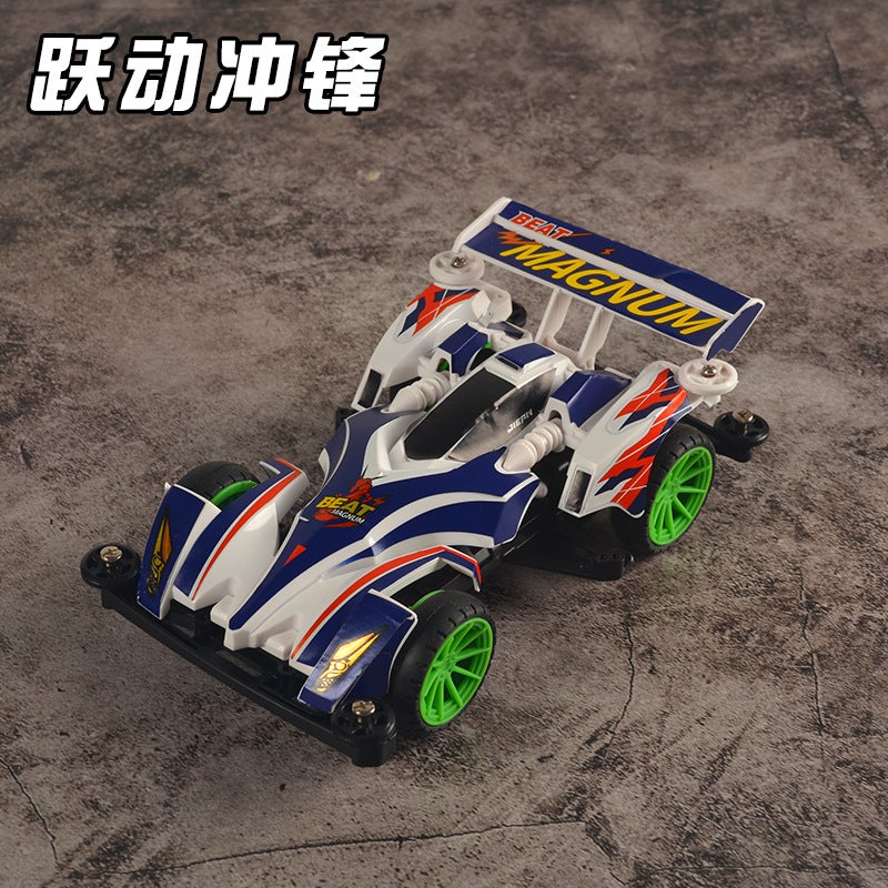 Jiepin Four-Wheel Drive Four-Wheel Drive Brother Racing Toy Boy New Triangle Arrow Assembly Model Modified Racing Four-Wheel Drive - Image 4