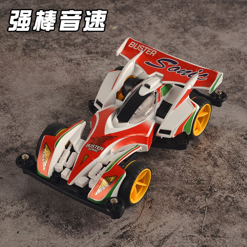 Jiepin Four-Wheel Drive Four-Wheel Drive Brother Racing Toy Boy New Triangle Arrow Assembly Model Modified Racing Four-Wheel Drive - Image 5