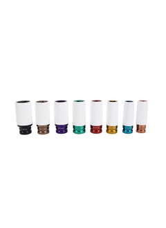 LAWAZIM Lug Nut Socket Set -8 Piece- CR-MO Steel, Metric Sizes 15-27mm, Double-Sided, Plum-Shaped Thread Design, Hex Nut Extractor, Rusted & Damaged Lug Remover, Locking Lug Tool with Storage Case  - Image 5