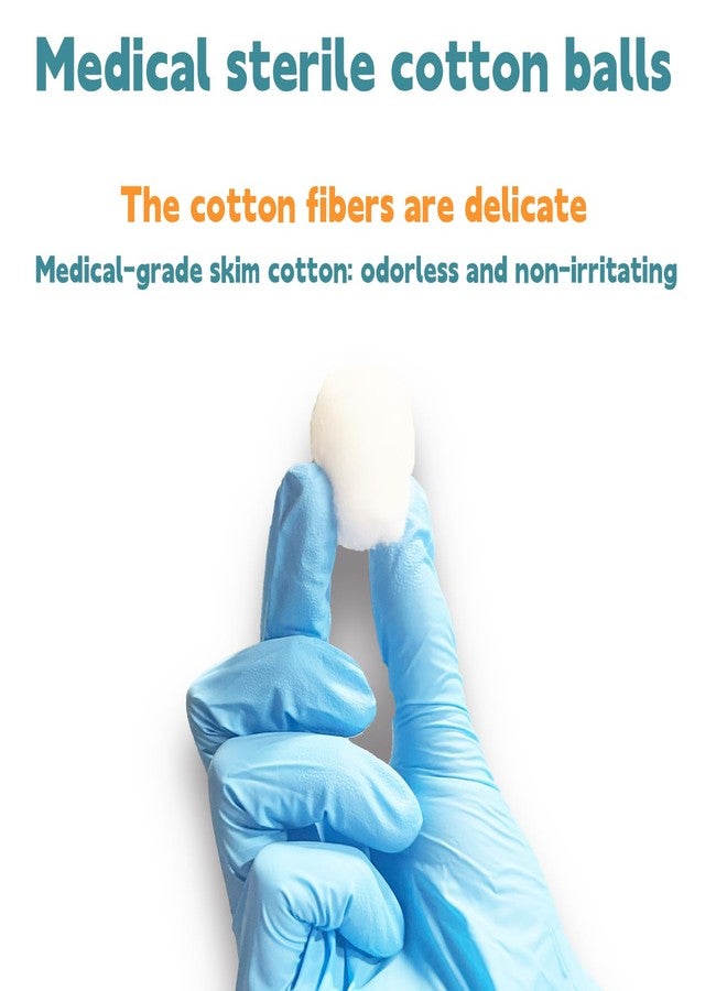 UAN Sterile Wound Care Cotton Balls - 100% Cotton, Ideal for Medical Use & Home Care, Individually Packaged, 20 Pack - Image 4