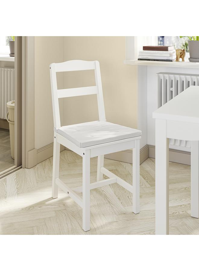 Zaboon Chair pad, natural, 42/35x40x4 cm - Image 3