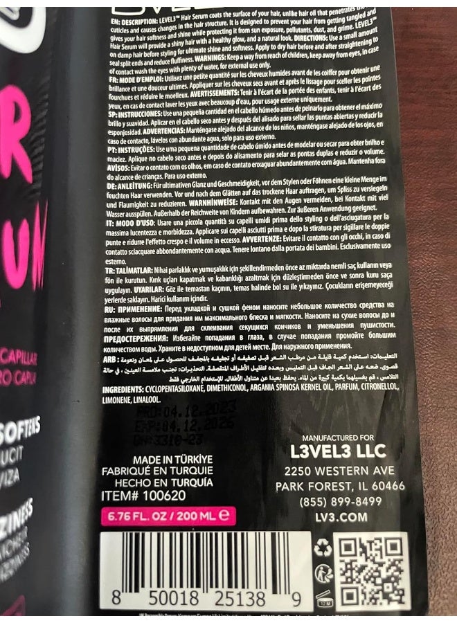 L3 سيروم الشعر المستوى 3 - يصلح الشعر التالف - ينعّم ويجعل الشعر ناعماً - يقلل من التجاعيد - Image 5