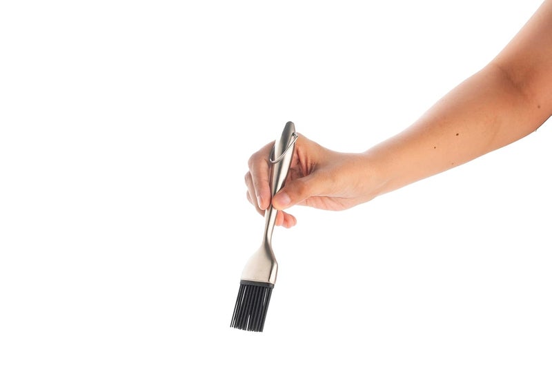 Clazkit Silicone Basting Brush, Stainless Steel Basting Brush with Silicone Bristles for BBQ/Grilling/Pastry/Turkey Baster, BPA Free -Black - Image 2