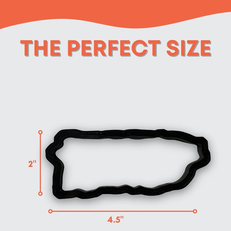 Bundle of Fun Puerto Rico Cookie Cutter with Easy to Push Design (4 inch) - Image 2