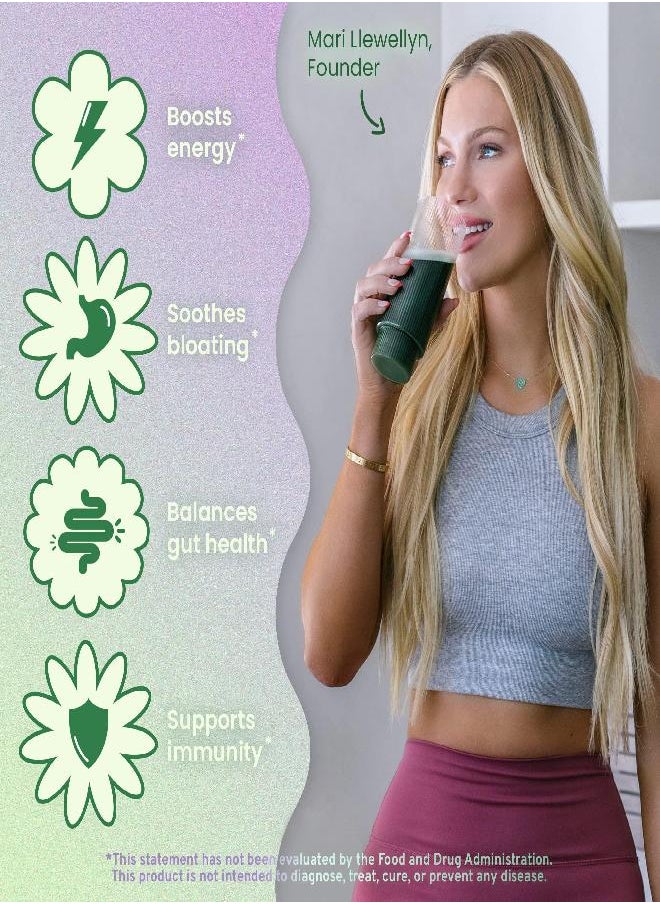 Bloom Nutrition - Bloom Nutrition Super Greens Powder Smoothie & Juice Mix - Probiotics for Digestive Health & Bloating Relief for Women, Digestive Enzymes with Superfoods Spirulina & Chlorella for Gut Health (Mango) - Image 1