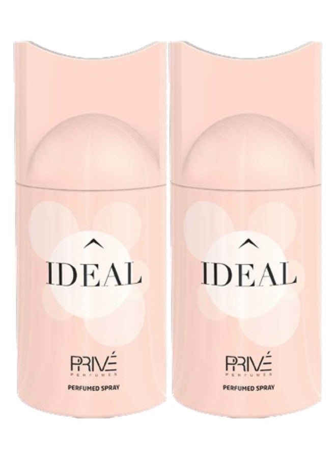 برايف 2 قطع بخاخ الجسم أيديل 250مل - Image 2