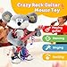 Marsjoy Rocking Dancing Mouse Plush Toy Singing Music Twisting Body Plush Stuffed Animals Rocking Punk Crazy Cool Guitar Mouse Perfect Christmas Birthday New Year for Kids - Image 4