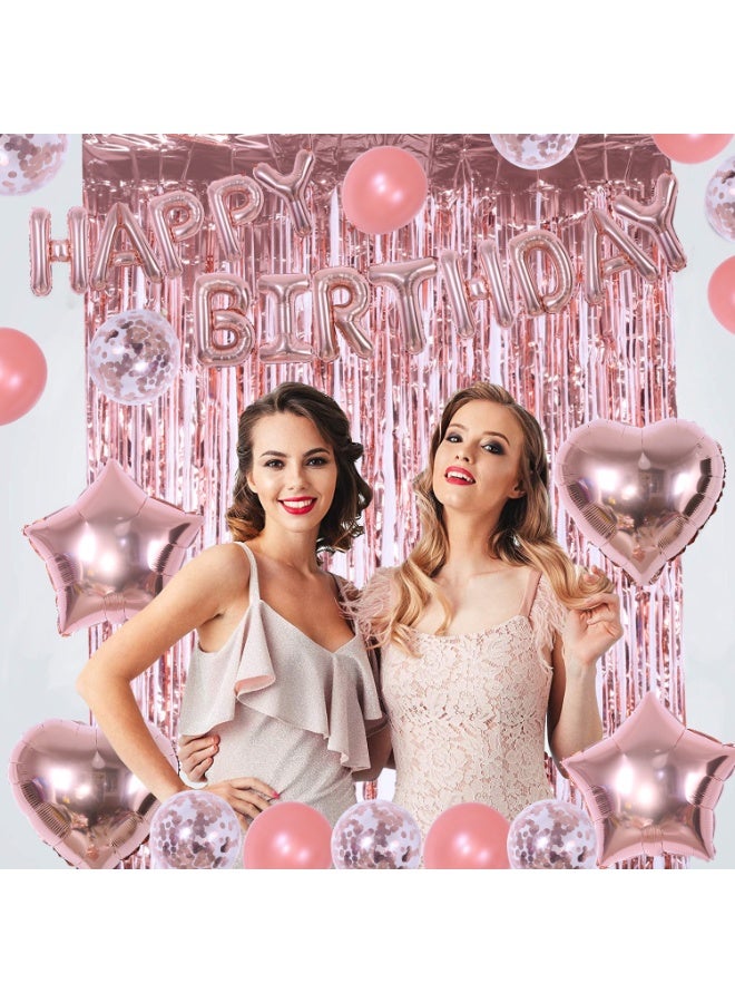 Serinovia Decorative Party Happy Birthday Balloons Supplies High-quality Foil Party Birthday Decoration Balloon Set  - Image 3