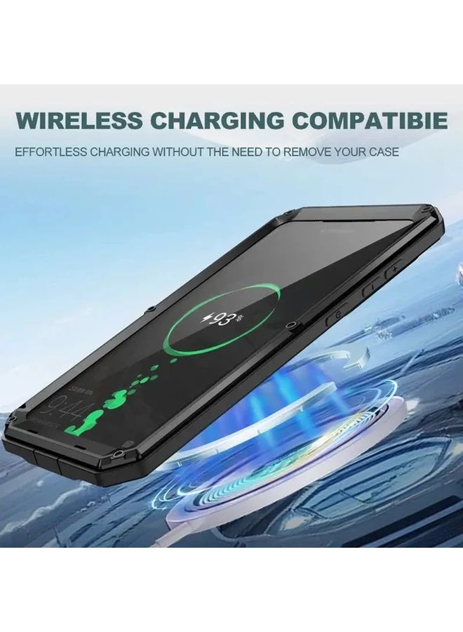 حافظة سامسونج جالكسي إس 22 الترا 5G المدرعة المضادة للصدمات مع حامل - Image 5