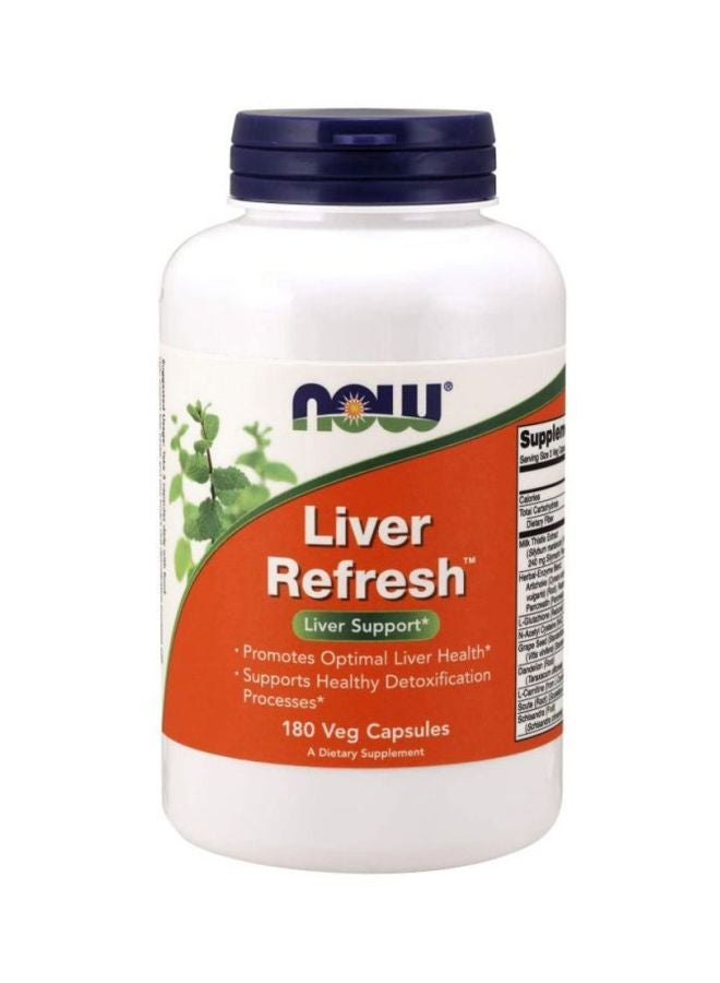 Now Foods Liver Refresh Dietary Supplement - 180 Veg Capsules - Image 1