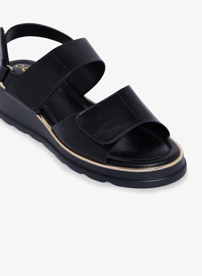 Geoomnii BLACK Geoomnii Comfort Slide Sandals for Women – Cushioned Slip-On Casual Sandals for Daily Wear, Home, Travel & Walking for Women | Best Price UAE