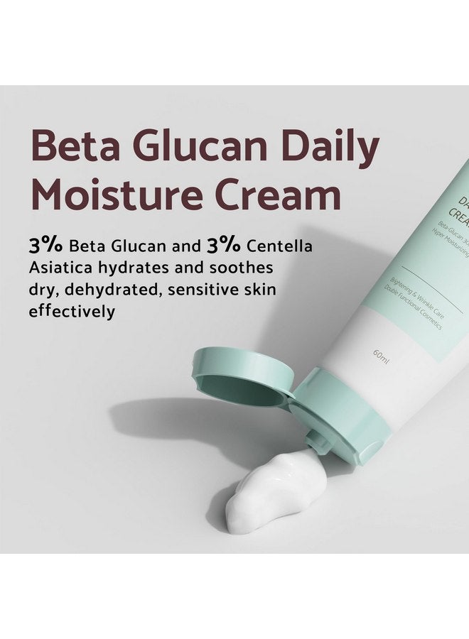 iUNIK Beta-Glucan Edition Skincare Set (Cream 2.02 fl.oz. & Mini Serum 0.51 fl.oz.) - Featuring the Powerful Beta-Glucan to Moisturize, Revitalize, and Reinforce the Skin with EWG-Green Ingredients - Image 3
