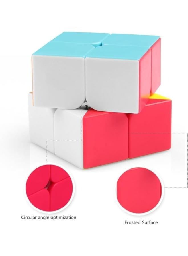3 Pieces Stickerless Speed Cubes Bundle Puzzle Toys - Image 3
