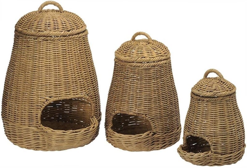 Kouboo KOUBOO 1020028 Wicker Onion Potato Basket Medium Brown  - Image 5