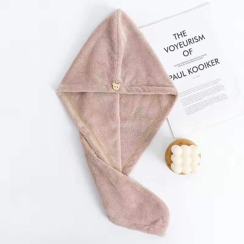 MobFest® Microfiber Super Absorbent Quick Dry Soft Magic 500 GSM Turban Towel with Button Twist Wrap Hair Towel, Multicolor (L, 3) - Image 1