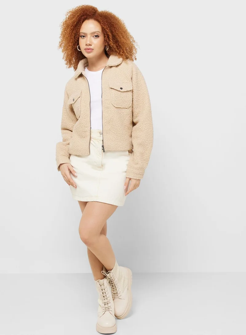 Jacqueline de Yong Pocket Detail Jacket