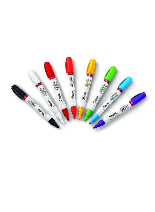 Sharpie Oil-Based Paint Markers, Medium Point, Assorted Colors, 8 Count - Great for Rock Painting - Image 3