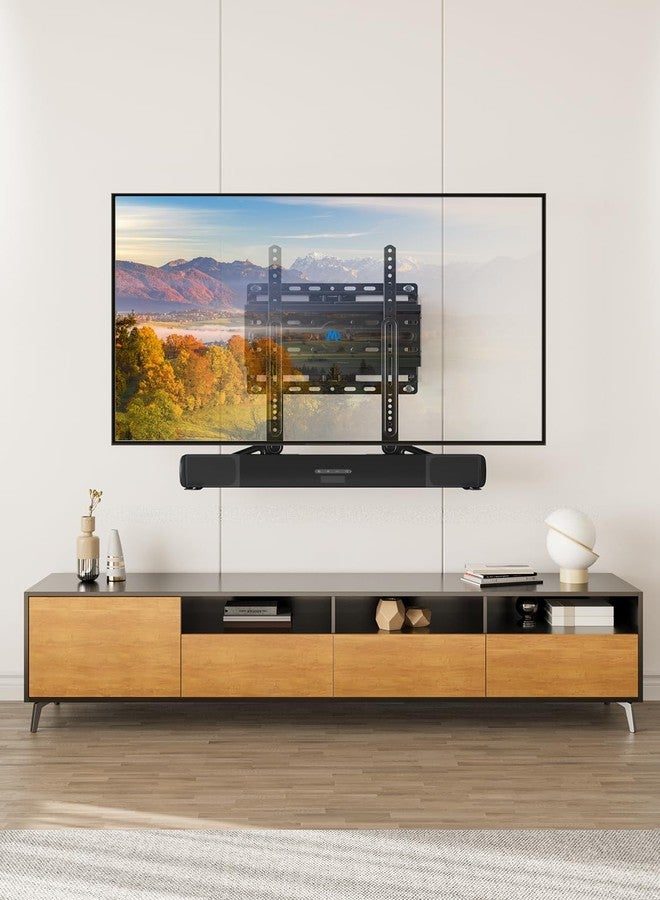 Mounting Dream Soundbar Mount Bracket for Mounting Above or Under TV Fits Most of Sound Bars Up to 15 Lbs, with Detachable Long Extension Plates MD5420 - Image 2