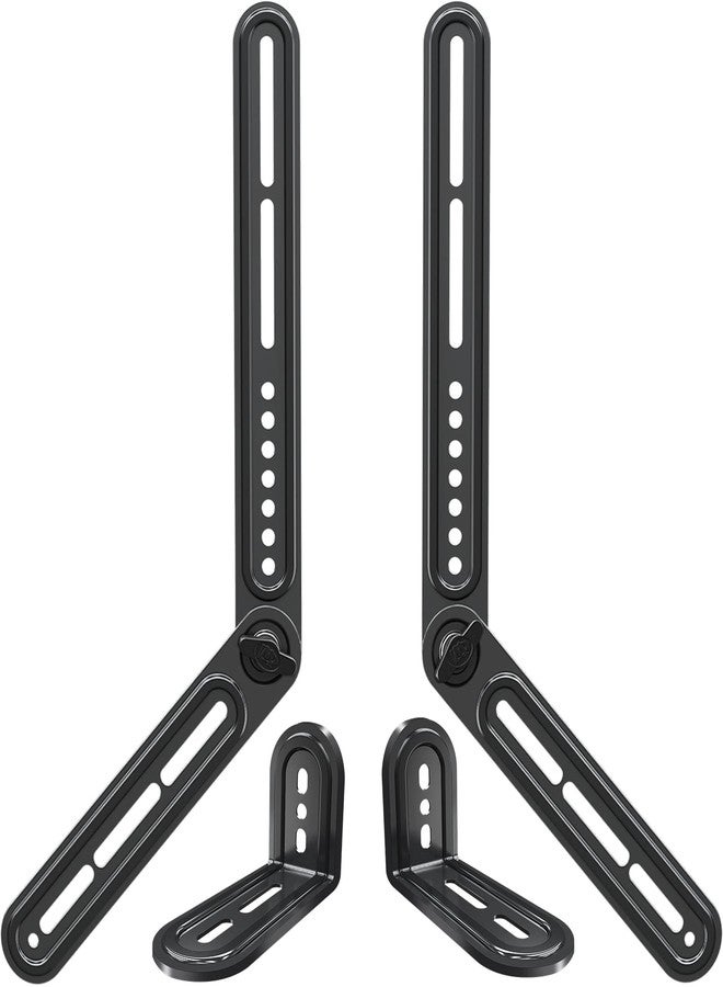 Mounting Dream Soundbar Mount Bracket for Mounting Above or Under TV Fits Most of Sound Bars Up to 15 Lbs, with Detachable Long Extension Plates MD5420 - Image 1