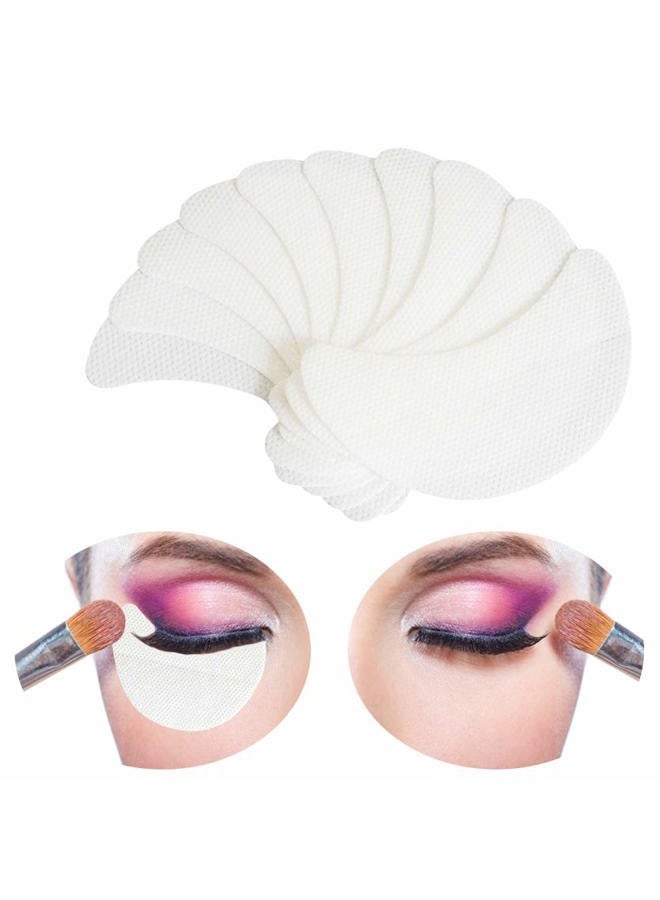 Sonku 150 Pcs Eyeshadow Stencils Pads, Eyeshadow Shields Lint Free Under Patches for Eyelash Extensions,Tinting and Lip Makeup Residue - Image 1